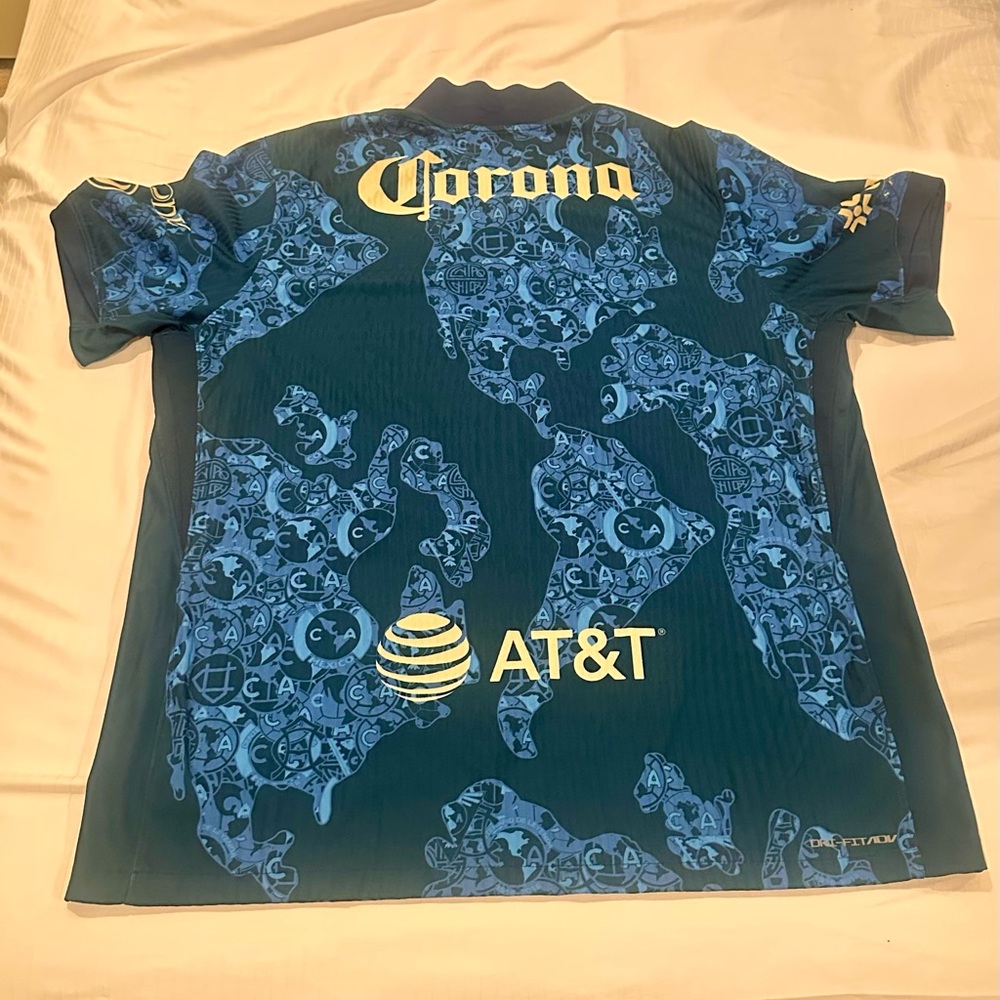 NIKE CLUB AMERICA 2024-25 MEN'S AWAY AUTHENTIC MATCH JERSEY - XXL - Original - Picture 5 of 8